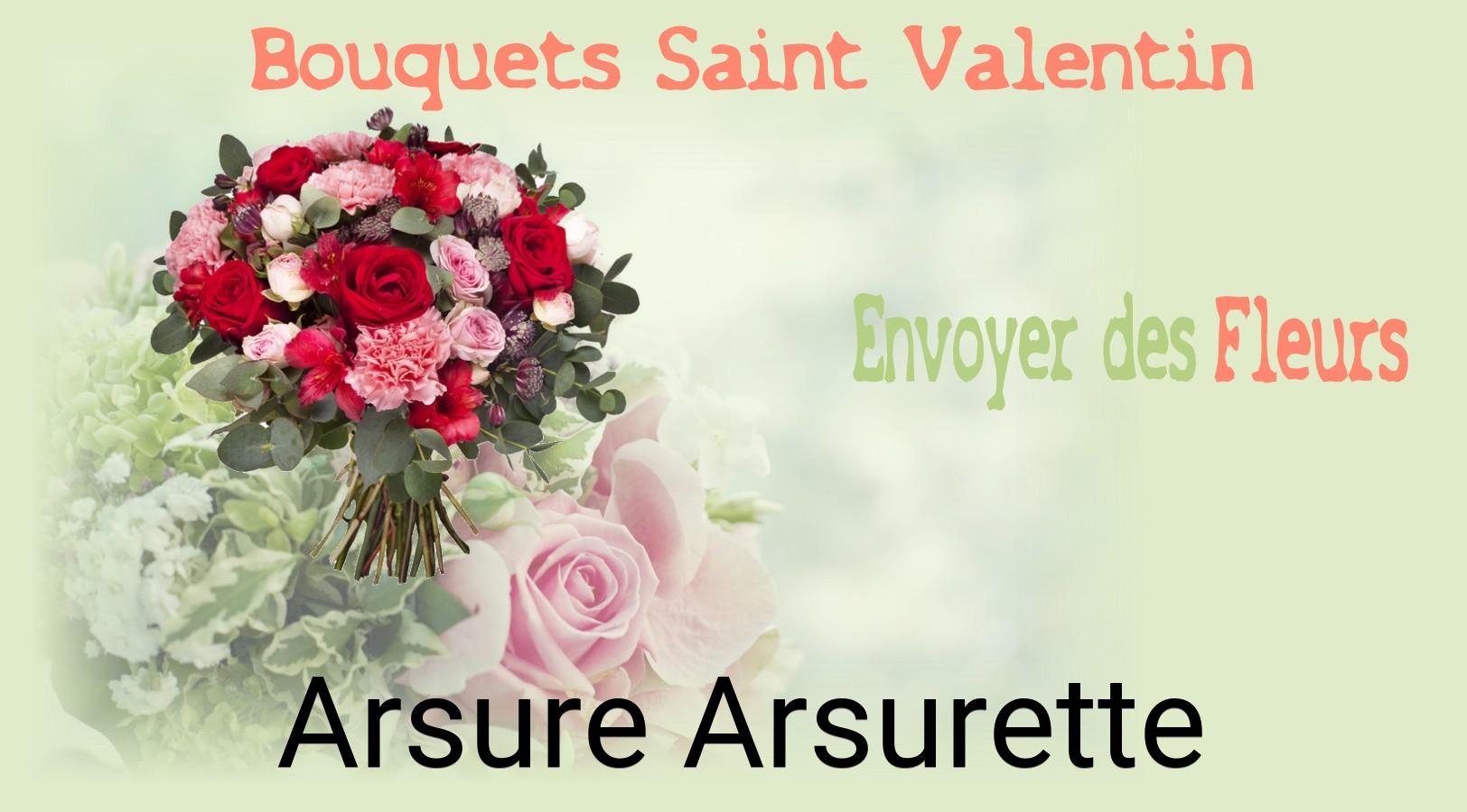 Roses de Saint-Valentin livrées à Arsure-Arsurette